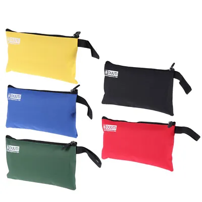 $13.51 • Buy 5pcs Multi-Purpose Zipper Tool Bags Set Organize Storage Pouch Canvas Clip-On