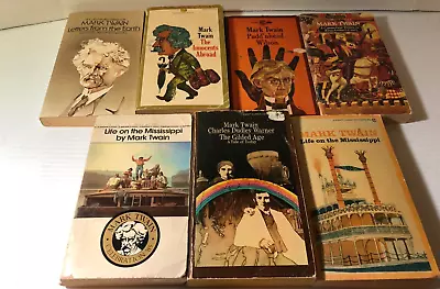 B Vintage MARK TWAIN Lot Of 7 LETTERS From The EARTH Innocents Abroad GILDED AGE • $22.99