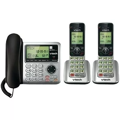 VTech CS6649-2 Dual Handsets Single Line Cordless Phone (New) • $39.99