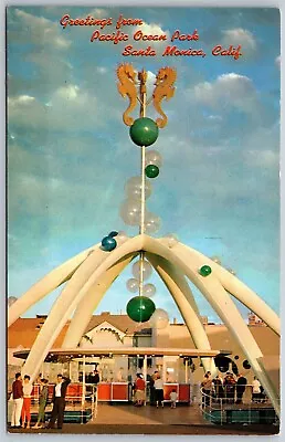 Vtg Santa Monica California CA Entrance Pacific Ocean Park 1960s View Postcard • $9.99