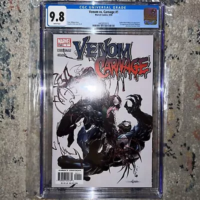 Venom Vs. Carnage #1 CGC 9.8 KEY 1st App Patrick Mulligan/Toxin Marvel 2004 • $159