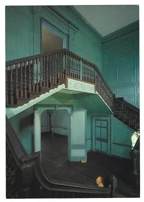 CHARLESTON SC Postcard DRAYTON HALL Staircase/Mahogany Balusters SOUTH CAROLINA • $5.95