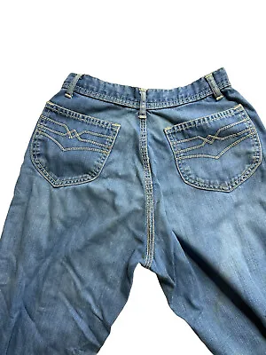 Vintage 1960s Women’s Straight Jeans 22x30 Talon Zip 60s 70s 50s • $20.07