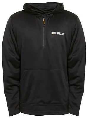 Caterpillar Guardian Mens Social-distancing Integral Mask Hoodie Hooded Sweat • £39.99