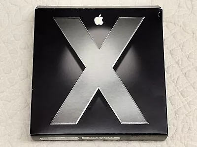 Apple Mac Os X Tiger 10.4.6 Retail Box Install Dvd And Documentation • $59.95