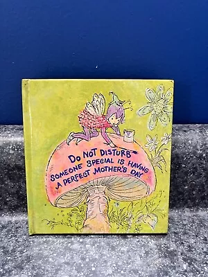 Vintage American Greetings Sunbeam Library Mother’s Day Card W/ Fairy & Mushroom • $12.99