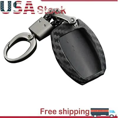 Fits Mercedes-Benz Carbon Fiber Smart Car Key Case Cover Fob Holder Accessories • $5.29