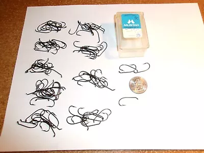 94 Vintage Mustad 3906 Size 4 Bronzed Sproat Wet Fly Hooks - NOS • $7.49