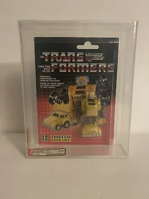 Transformers G1 AUTOBOT BUMBLEBEE Walmart Exclusive AFA 9.0 MISB • $135