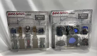 Mage Knight Dungeons Miniatures Game Artifacts Sets 1 & 2 Combo - NEW Sealed • $59.95