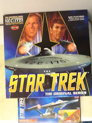 Polar Lights 1/350 Star Trek TOS Enterprise 50th Annv. Ed Model With Light Kit • $439.99