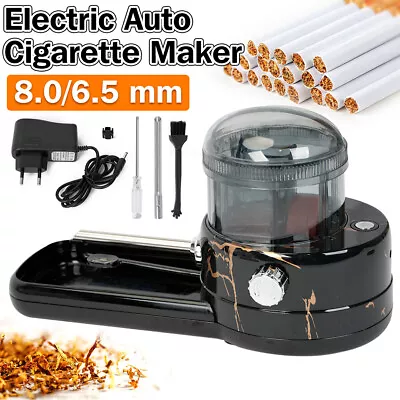 8/6.5mm Automatic Cigarette Maker Electric Rolling Tobacco Injector Tube Machine • $57.96