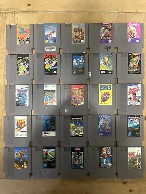 Lot Of 25 NES Games. Non Tested. • $52
