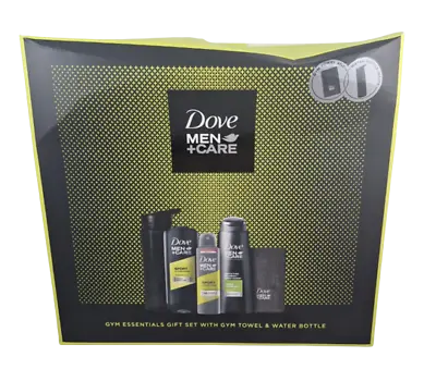 £14.95 • Buy Dove Men Gym Essentials Gift Set, Gym Towel + Water Bottle + More! IMPERFECT BOX