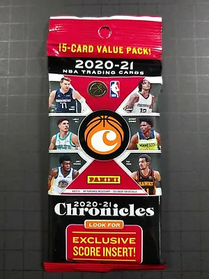 2020-21 Panini Chronicles NBA Basketball 15 Card Value Pack New ANTHONY EDWARDS? • $5