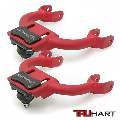 92-95 Civic EG EJ 94-01 Integra DC TruHart Front Upper Adjustable Camber Kit Red • $153