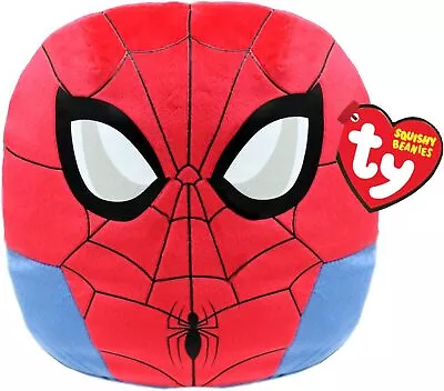 Ty Marvel Avengers Spiderman Squish-A-Boo 10 Inches  Licensed Squishy Beanie Ba • $41.18