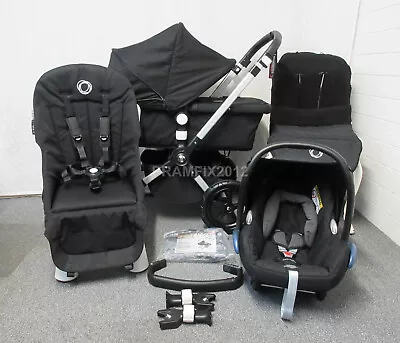 £325 • Buy Bugaboo Cameleon 3 Full Travel System In Black. Fully Reconditioned.