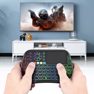 Mini Wireless Keyboard Type C Rechargeable Keyboard Touchpad For Android Windows • $15.49