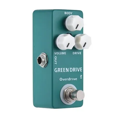 Mosky Guitar Effects Pedal Green Overdrive Upgraded Mad Professor Little Wonder • $27.30