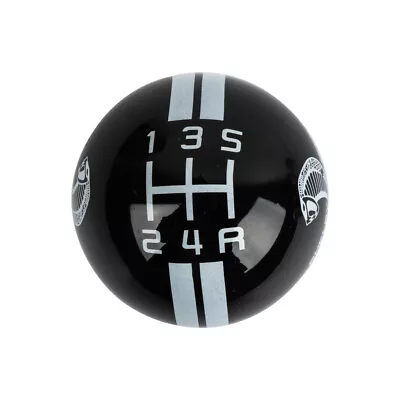 For Ford Mustang Shelby GT500 Stick Shift Knob 5 Speed Lever Resin Black-White • $18.88