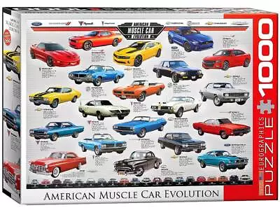 Eurographics 1000pce Muscle Car Evolution EUR60682 • $32.99