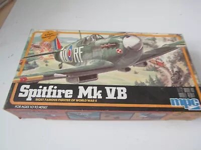 MPC Spitfire Mk VB  Model Airplane Kit 1/72 1-4007  Free Shipping • $14.99