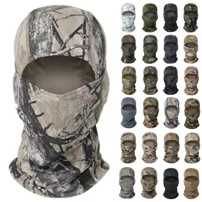Tactical Camo Balaclava Hunting Army Face Mask Land Forces Military Neck Gaiter • $8.99