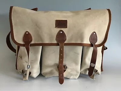 $54.99 • Buy Vintage Leica Leitz Canvas Messenger Style Camera Bag Weather Proof