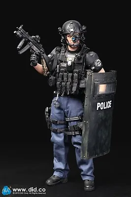 Did Action Police Figure 1/6 12'' Lapd Swat Denver Boxed Dragon Hot Toys Modern • £149