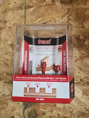 Freud 3 Piece Undersized Plywood Bit Set (1/4 In. Shank) • $49.99