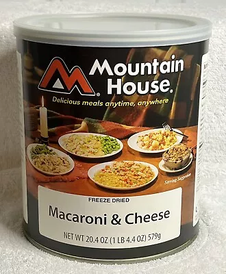 Mountain House Freeze Dried Macaroni & Cheese 20.4 Oz Survival Can Apr/2039 Prep • $29.99