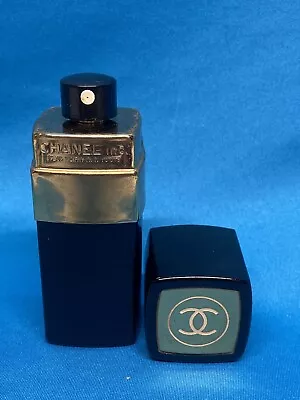 Vintage Chanel No 5 Refillable Spray Cologne 1.5 Oz Perfume Black Gold Travel • $49.99