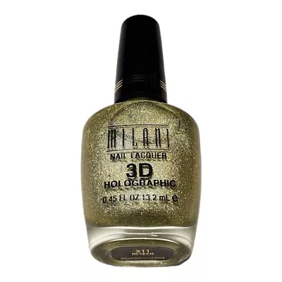 New Milani Nail Lacquer Polish Enamel 3d Holographic Hi-tech Lime • $9.99