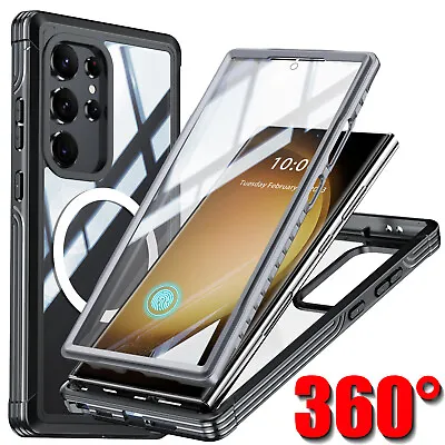 Case For Samsung S24 Ultra S23 S22 S21 FE Heavy Duty 360 Shockproof Hard Cover • £8.99