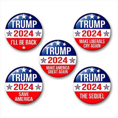£3.99 • Buy TRUMP 2024 Badge Or Keyring President Donald Trump Sequel 4 More Years CUSTOMISE