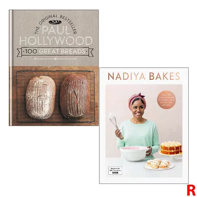 Nadiya Bakes 100 Great Breads: The Original Bestseller 2 Books Collection Set • £22.99