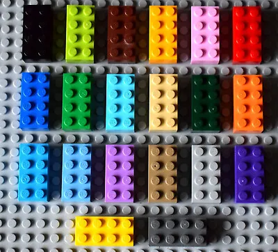 LEGO Bricks 2x4 X 25 Pcs  - Part.no. 3001 - Used - Choose Colour • £4.45