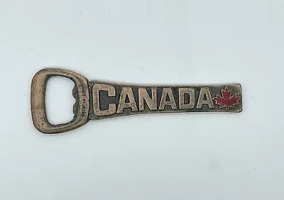 Vintage Canada Bonze Tone With Maple Leaf 4.5” Bottle Can Opener • $7.99