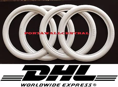 18  Car Tire White Wall Portawall Insert Tyre Trim Set .hot Car Street Car.. • $164.89
