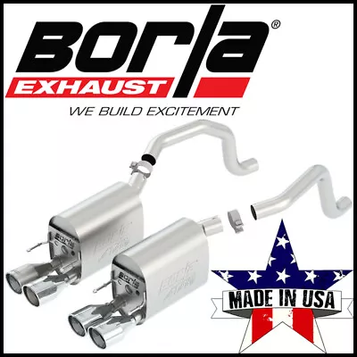 Borla ATAK 2  Axle-Back Exhaust System Fits 2009-2013 Chevy Corvette C6 6.2L • $1507.99