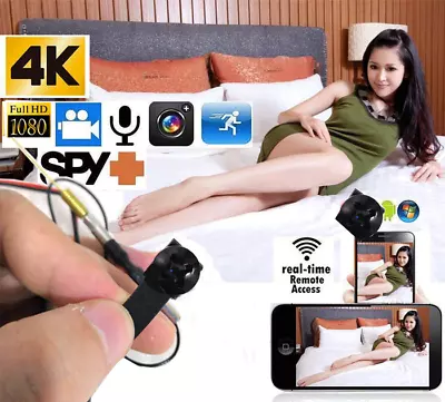 4K HD WIFI IP Wireless DIY Screws Micro Camera Motion Detection Tiny Cam DVR 64G • $52.88