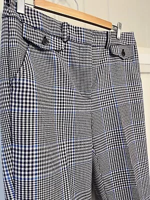 COUNTRY ROAD HIGH WAISTED PLAID PANTS Cropped S10 Ladies  As New • $25