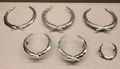 LOT GENUINE Vintage Cadillac Eldorado Seville Deville Wreath Emblems • $49.99