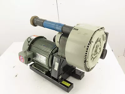 5HP Siemens ELMO 2BH1 313-1HY99-ZN01 Gas Ring Vacuum Pump Blower Vacuhoist 10966 • $1199.99