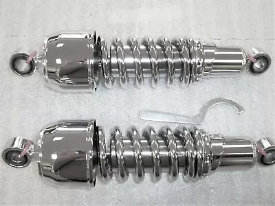 Yamaha VMX1200 VMAX 11  Heavy Duty Short Chrome Bobber Shocks  • $209.99