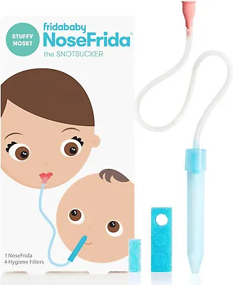 Frida Baby Nasal Aspirator NEXT DAY DELIVERY Nose Frida The Snotsucker • £12.59