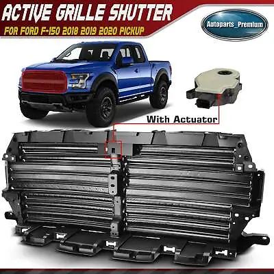 Upper Radiator Grille Air Shutter For Ford F-150 2018-2020 With Actuator Motor • $229.99