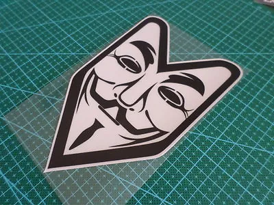 $5.87 • Buy V For Vendetta Freedom Forever JDM Reflective Decal Sticker