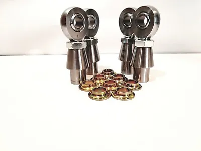 7/8  X 3/4  4-Link Chromoly Rod End Kit W/ Cone Spacers Heim (Bung 1-1/2 X.120)  • $144.99